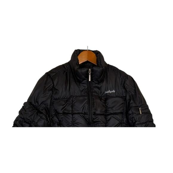 Southpole Puffer Coat‎ Women XX Large Black Down Filled Y2K 90s Preppy School - Picture 2 of 8